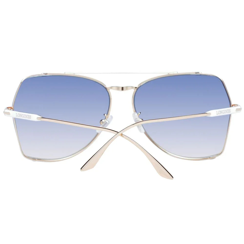 Lunettes de soleil dorées pour femmes