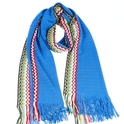 Missoni Blauer Wollschal für Herren