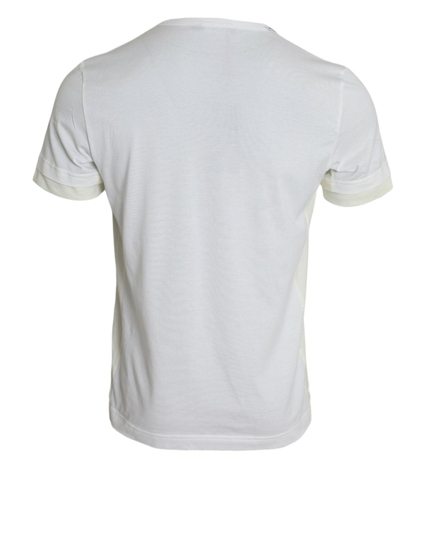 T-shirt à manches courtes en coton blanc Dolce &amp; Gabbana