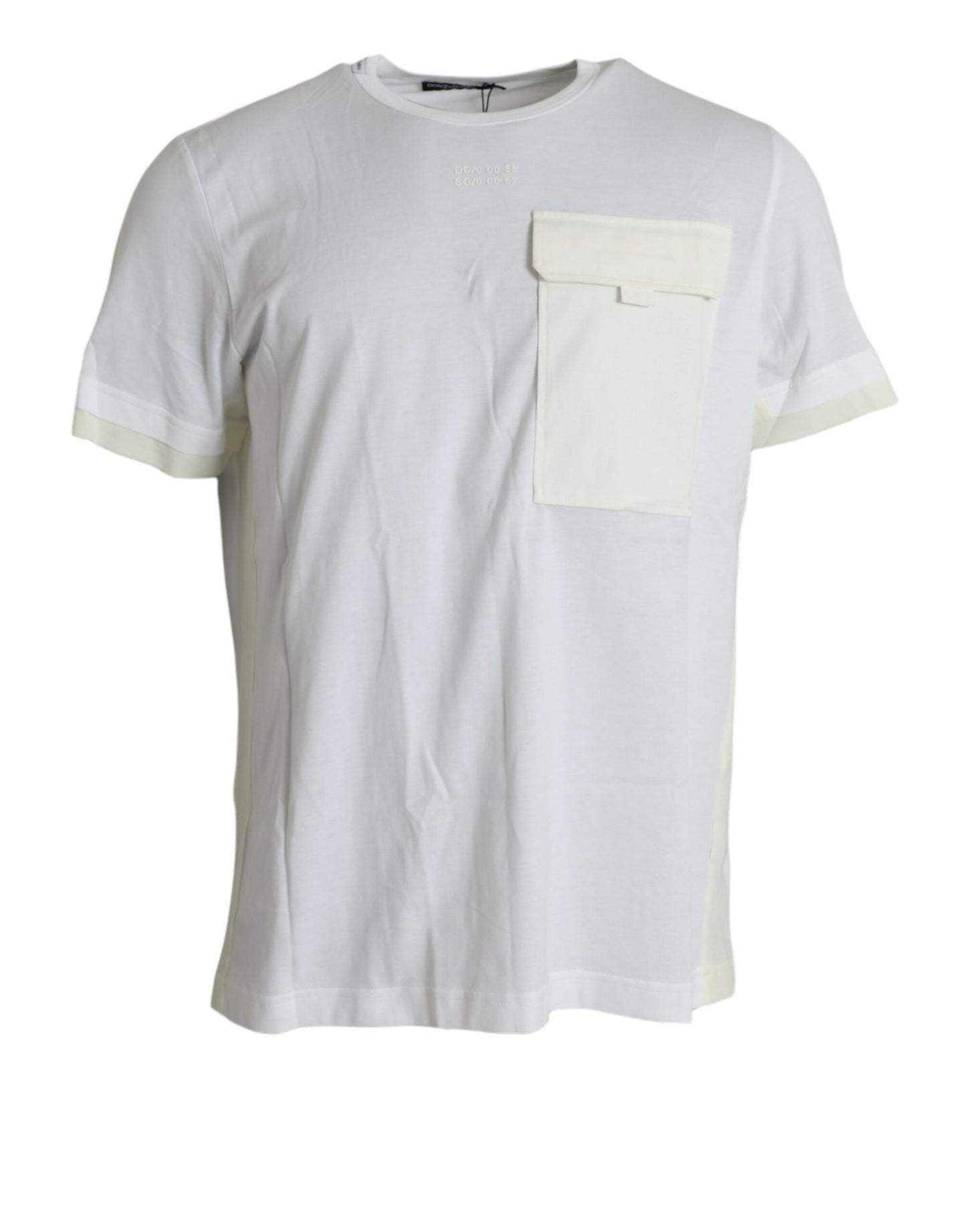T-shirt à manches courtes en coton blanc Dolce &amp; Gabbana