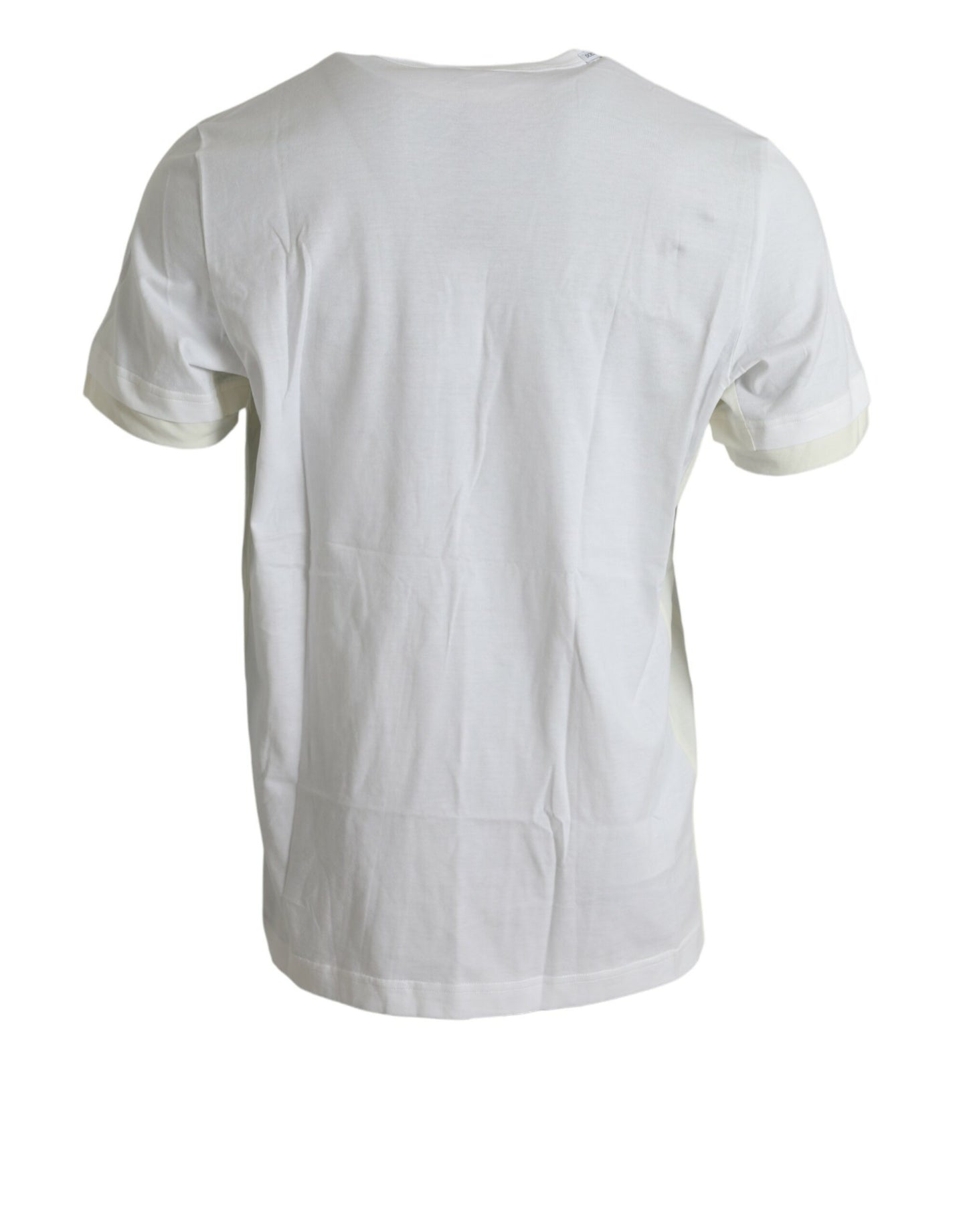 T-shirt à manches courtes en coton blanc Dolce &amp; Gabbana