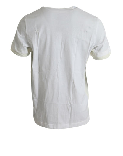 T-shirt à manches courtes en coton blanc Dolce &amp; Gabbana