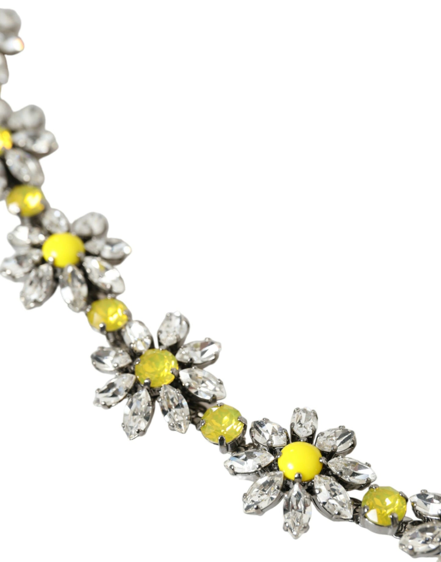 Ceinture Dauphine en cristal et marguerite noire Dolce &amp; Gabbana