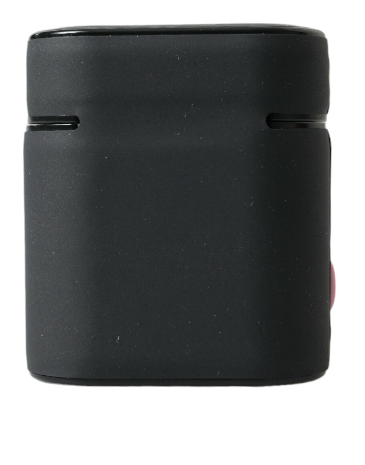 Étui pour Airpods Dolce &amp; Gabbana en silicone noir et rose avec logo en relief