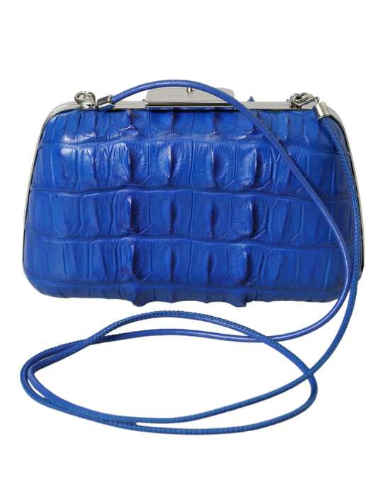 Balenciaga – Umhängetasche aus exotischem Leder in Blau