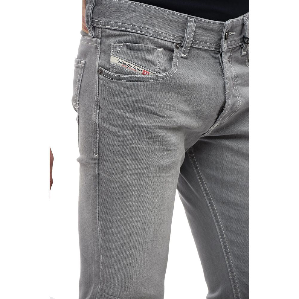 Diesel Graue Jeans und Hose aus Baumwolle