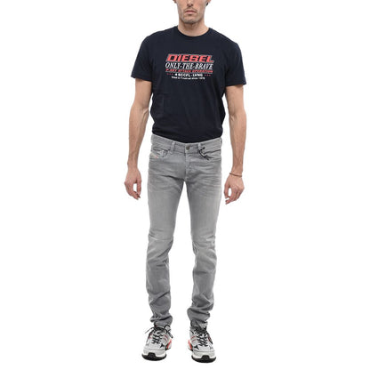 Diesel Graue Jeans und Hose aus Baumwolle