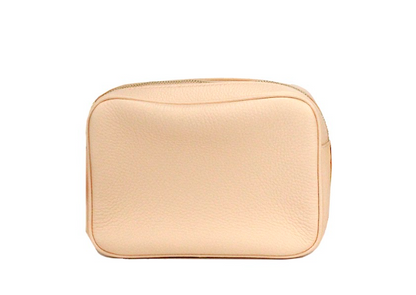 Petit sac bandoulière pour appareil photo en cuir grainé rose pêche Burberry