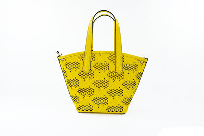 Sac bandoulière 2-en-1 zippé en cuir jonquille Michael Kors Kimber, petit modèle