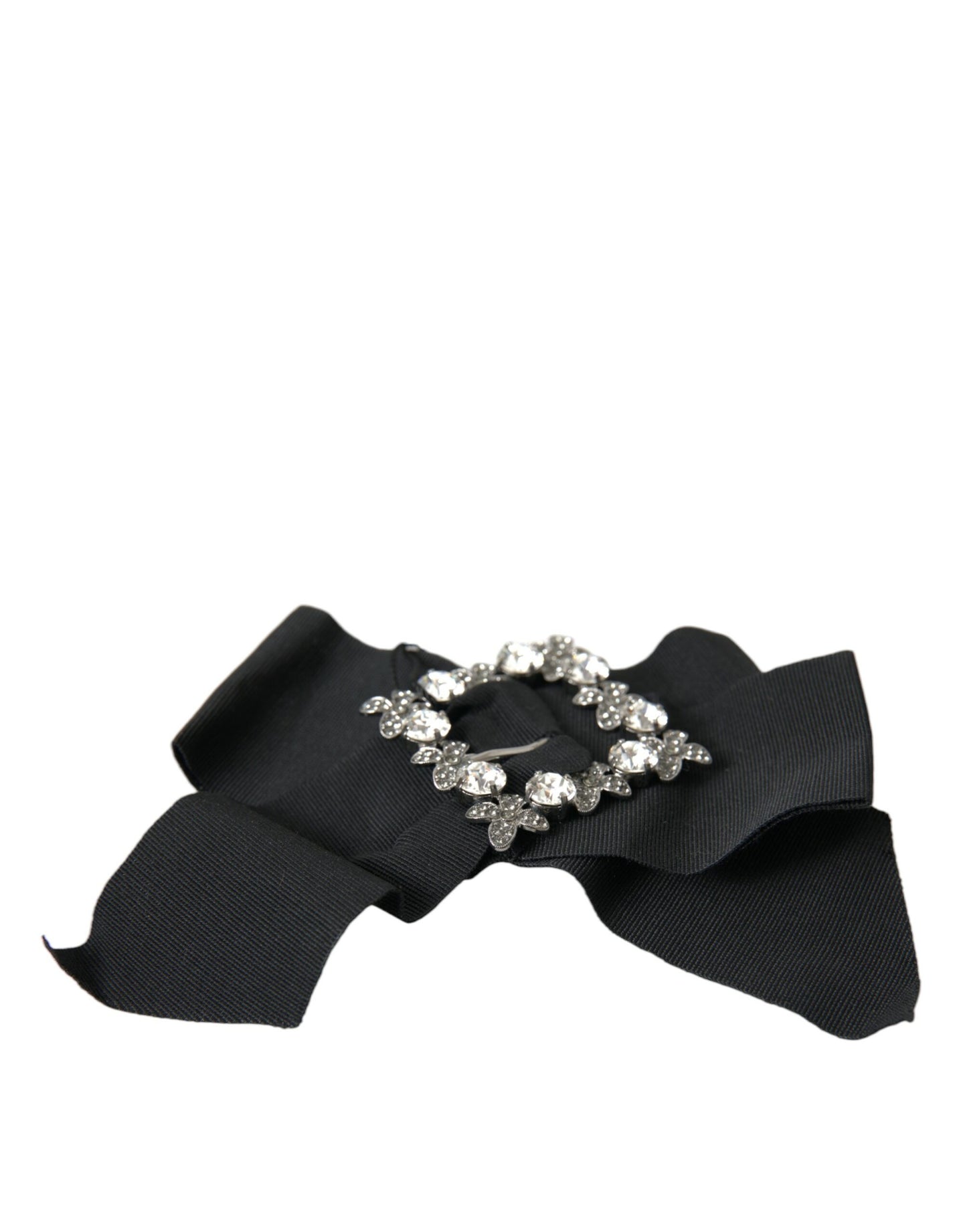 Pince à cheveux Dolce &amp; Gabbana ornée de cristaux Swarovski noirs