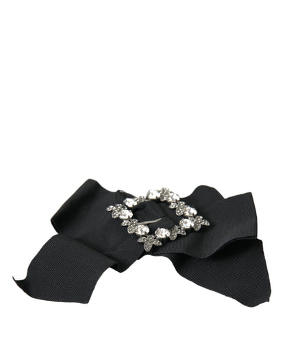 Pince à cheveux Dolce &amp; Gabbana ornée de cristaux Swarovski noirs