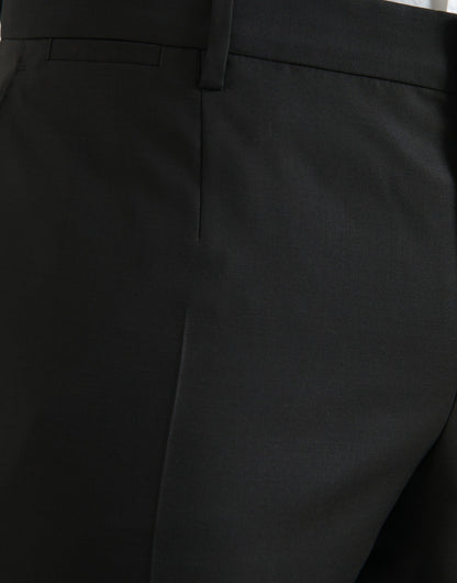 Pantalon skinny en laine et soie noir Dolce &amp; Gabbana