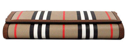 Sac à bandoulière portefeuille Burberry Hannah Icon Stripe Archive en cuir tanné végétal