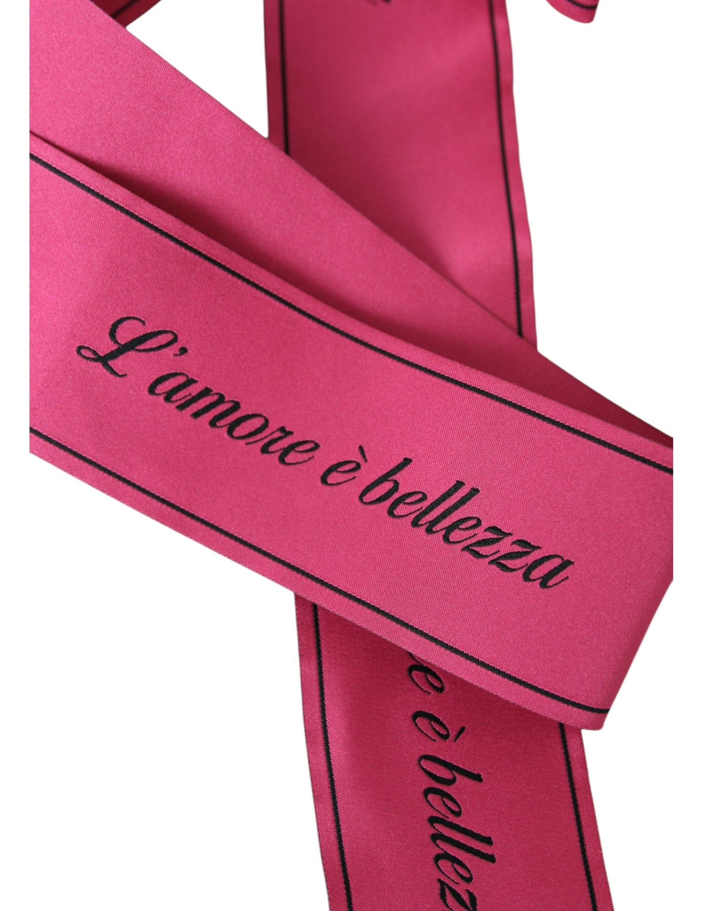 Dolce &amp; Gabbana Ceinture L'Amore E'Bellezza rose