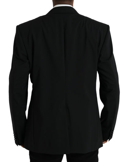 Blazer simple boutonnage noir Dolce &amp; Gabbana SICILIA