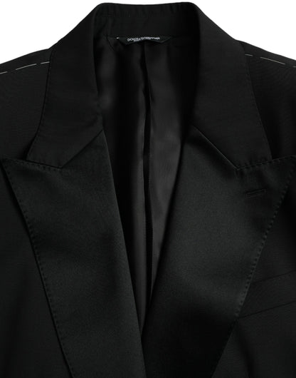 Blazer simple boutonnage noir Dolce &amp; Gabbana SICILIA
