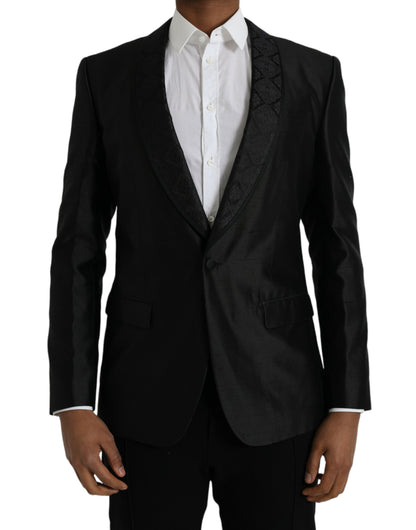 Blazer simple boutonnage noir MARTINI de Dolce &amp; Gabbana