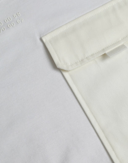 T-shirt à manches courtes en coton blanc Dolce &amp; Gabbana