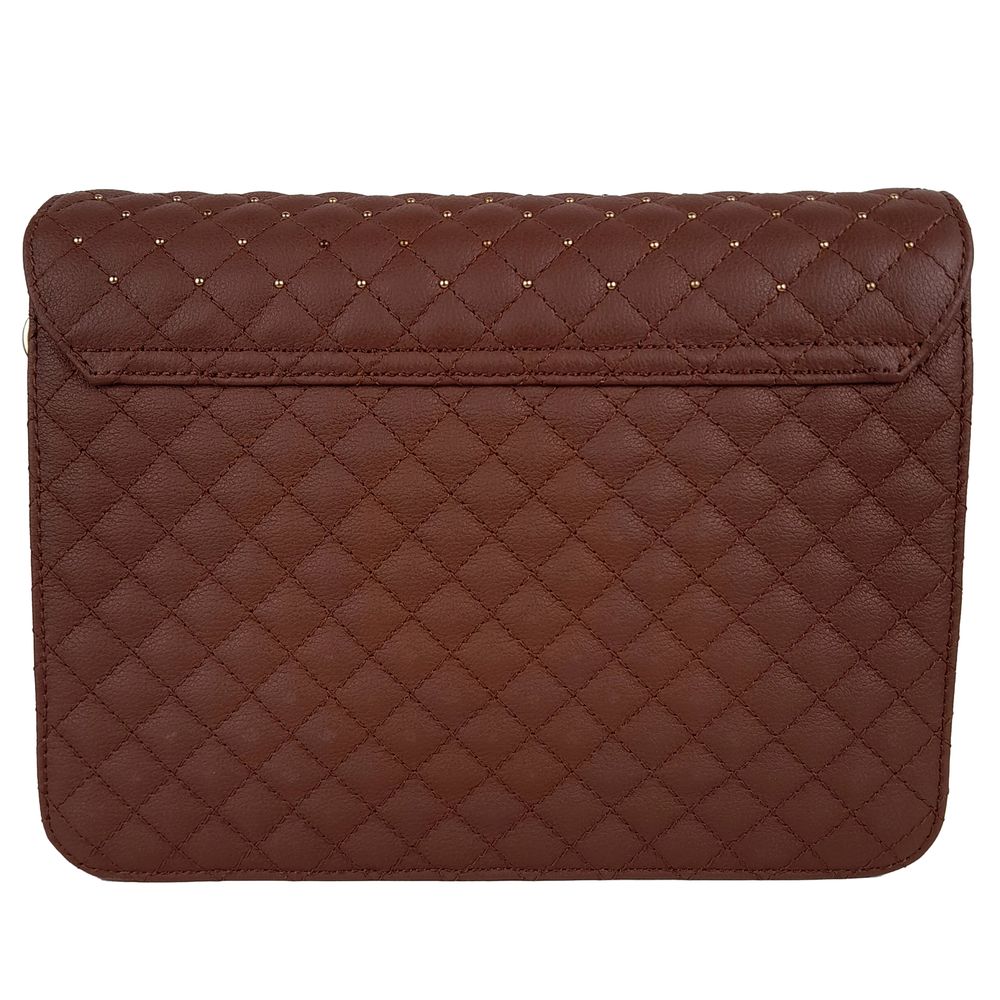 Sac bandoulière Baldinini Trend en cuir de veau marron pour femme