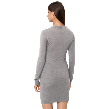 Love Moschino Brown Cotton Women Dress