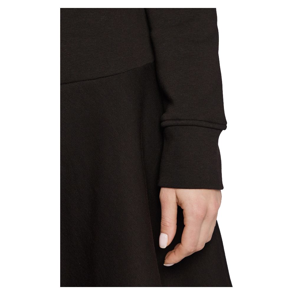 Robe chic en coton mélangé avec logo en relief Love Moschino