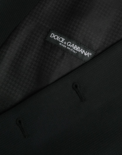 Robe gilet en laine noire Dolce &amp; Gabbana