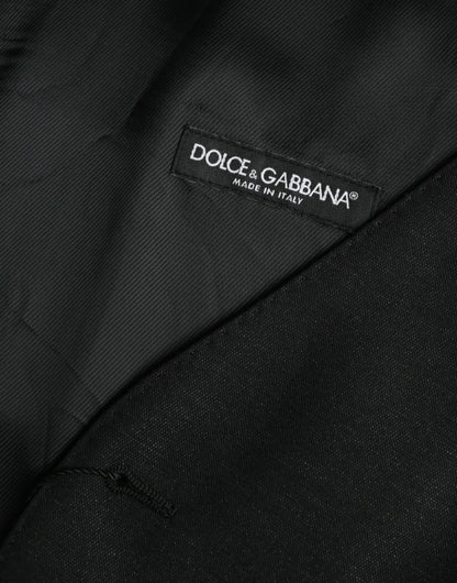 Robe gilet en laine noire Dolce &amp; Gabbana