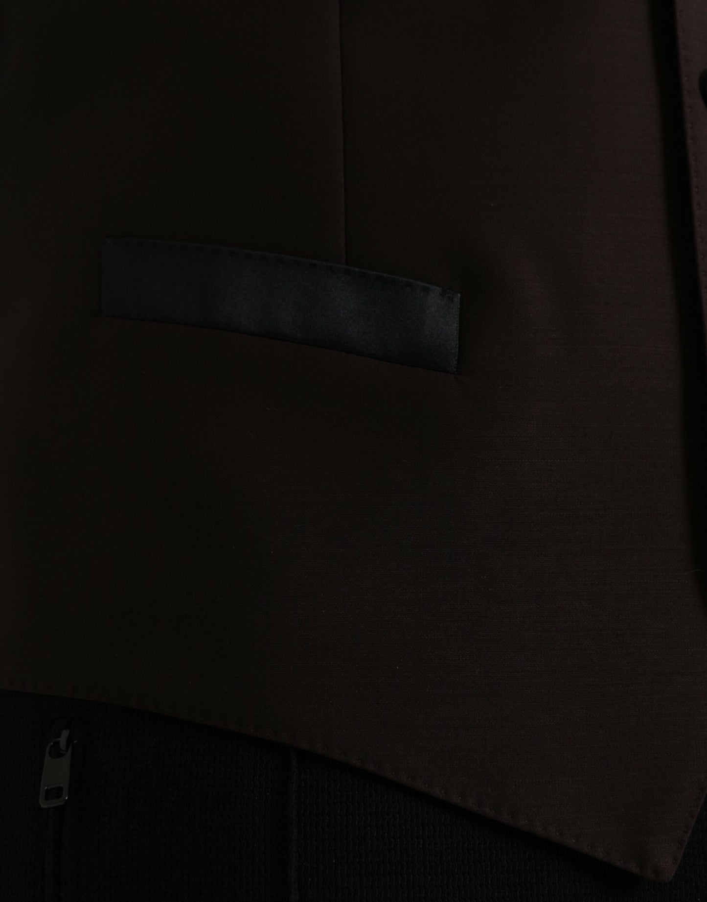 Dolce &amp; Gabbana - Robe gilet en laine marron - Gilet habillé