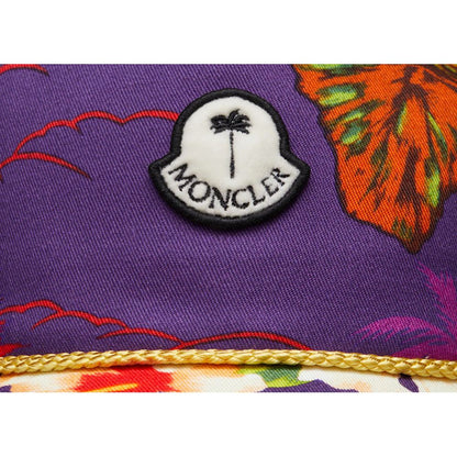 Moncler x Palm Angels Lila Baumwollmütze für Herren
