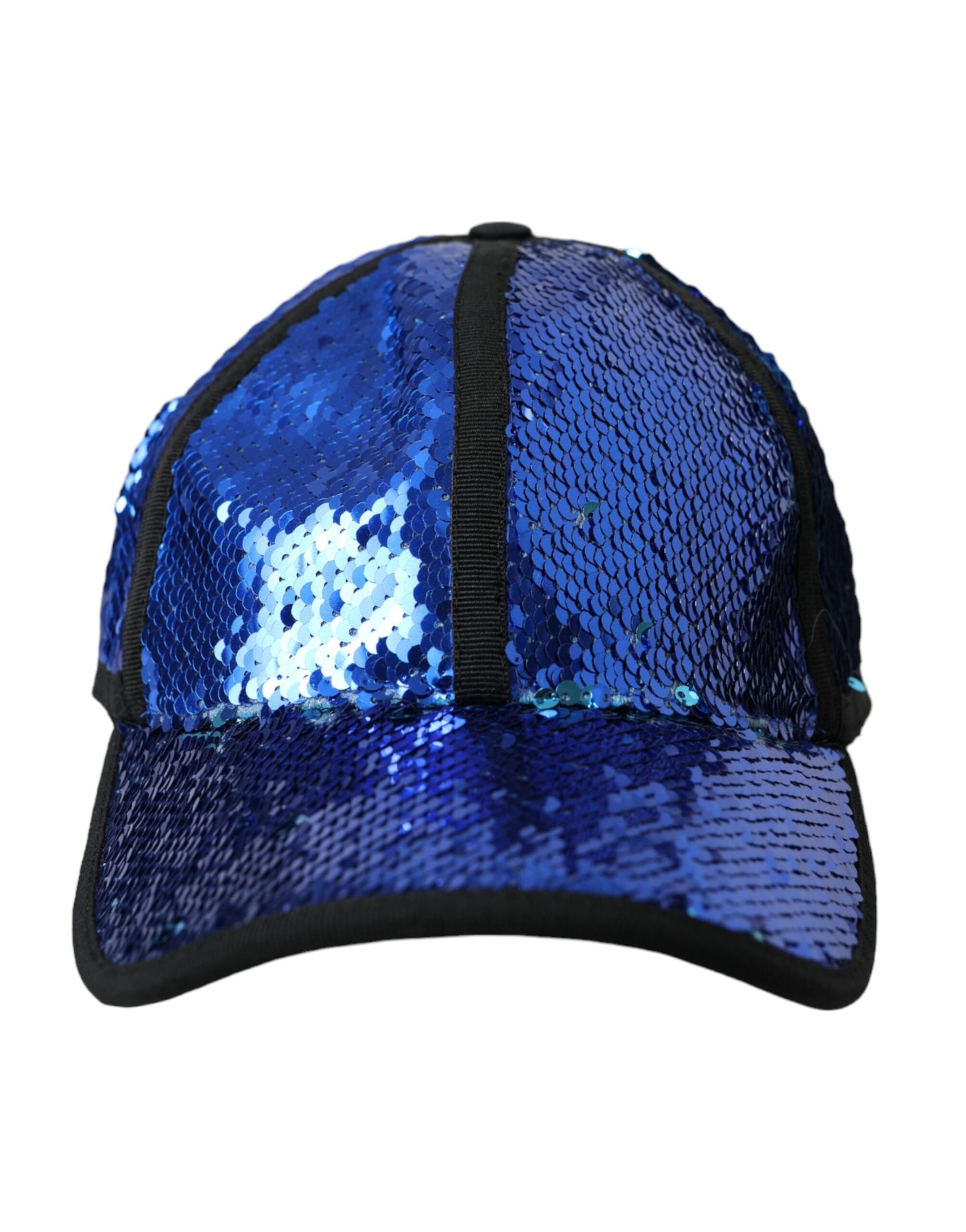 Casquette de baseball à sequins bleu royal Dolce &amp; Gabbana pour homme