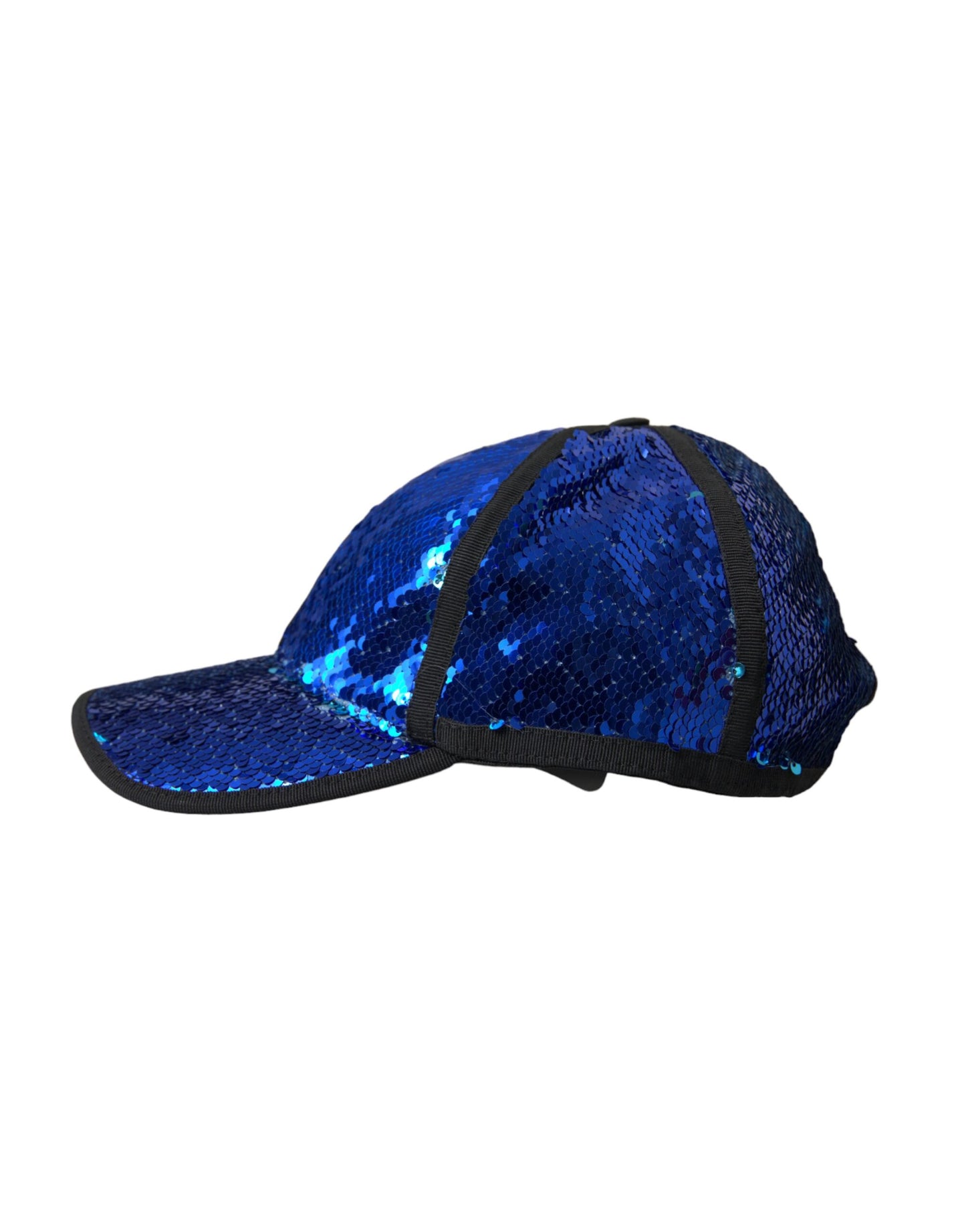 Casquette de baseball à sequins bleu royal Dolce &amp; Gabbana pour homme