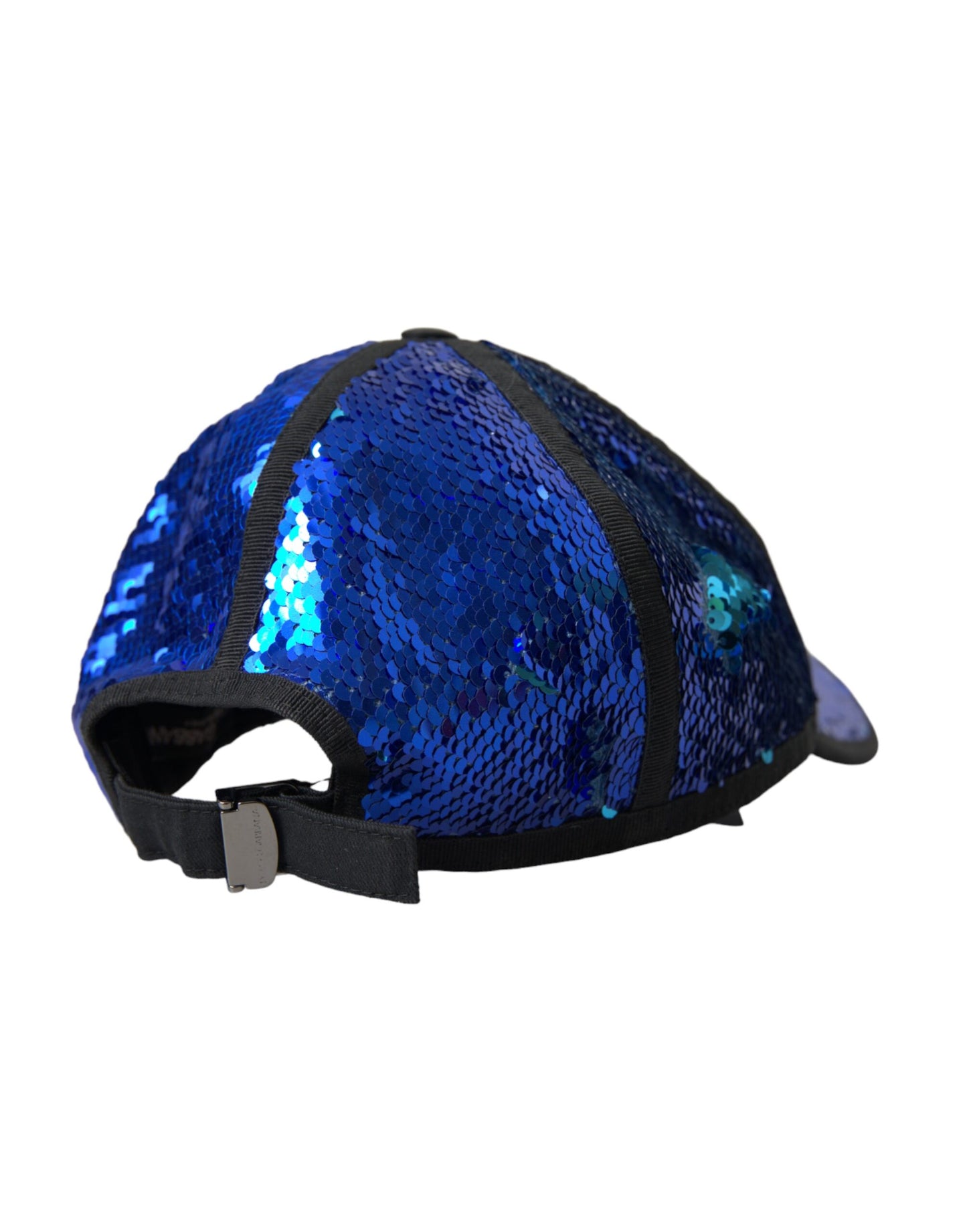 Casquette de baseball à sequins bleu royal Dolce &amp; Gabbana pour homme