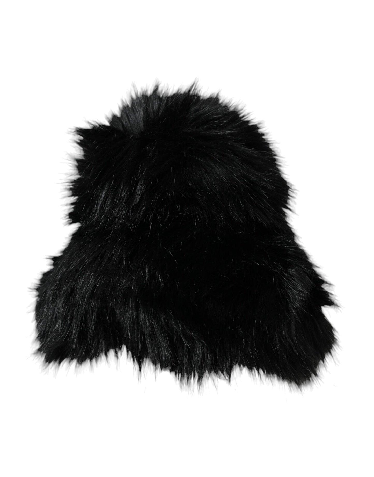 Bob en fausse fourrure noire Dolce &amp; Gabbana pour femme