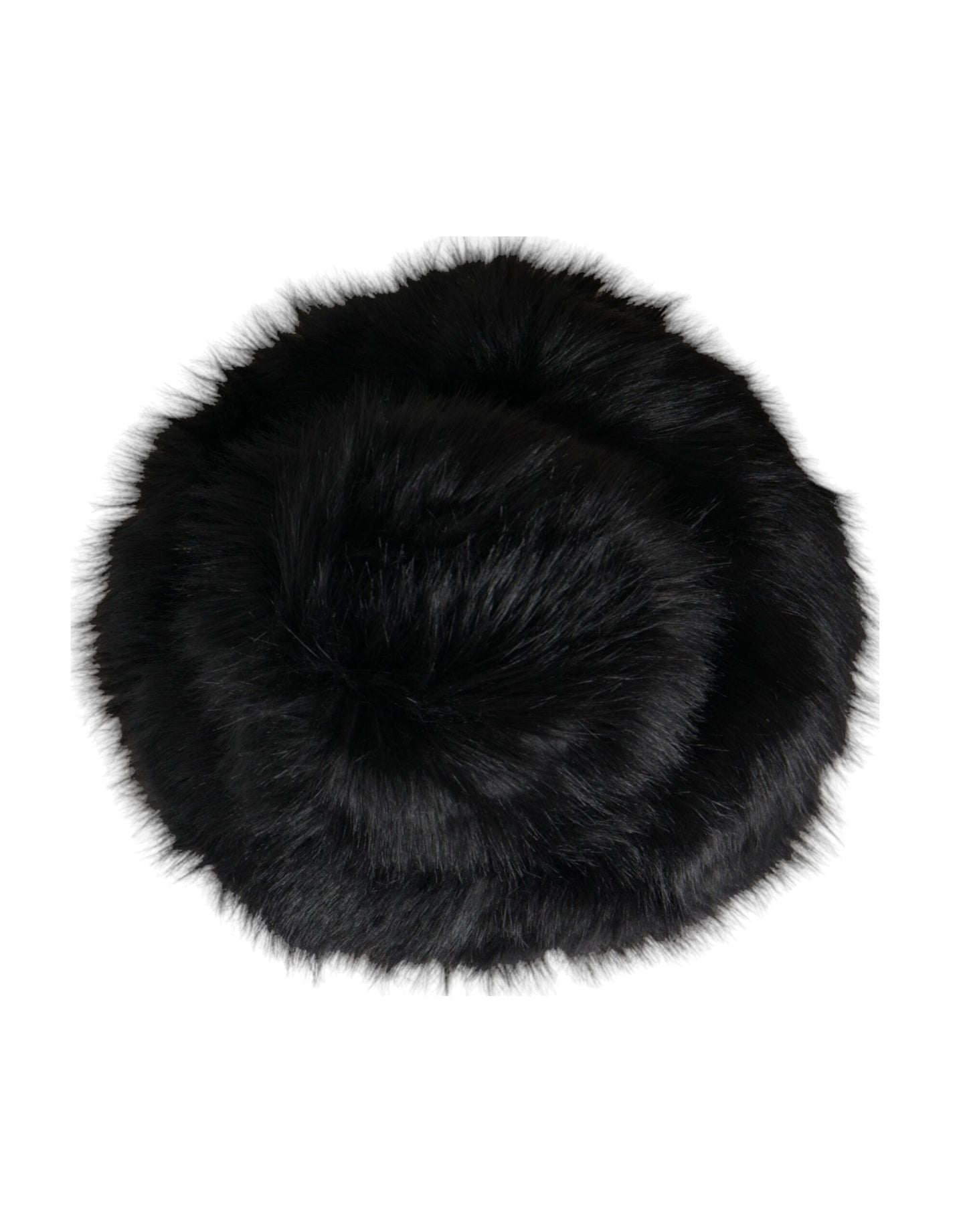 Bob en fausse fourrure noire Dolce &amp; Gabbana pour femme