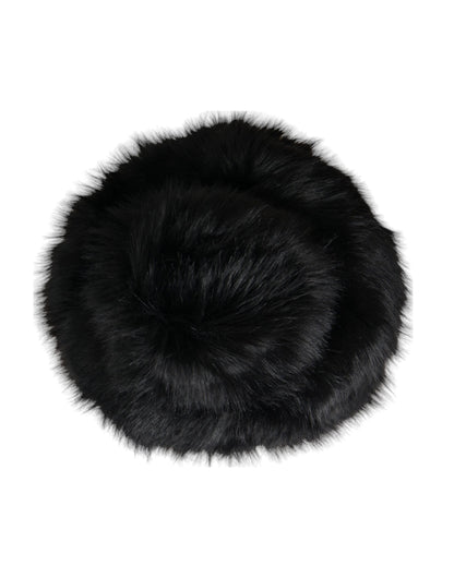 Bob en fausse fourrure noire Dolce &amp; Gabbana pour femme