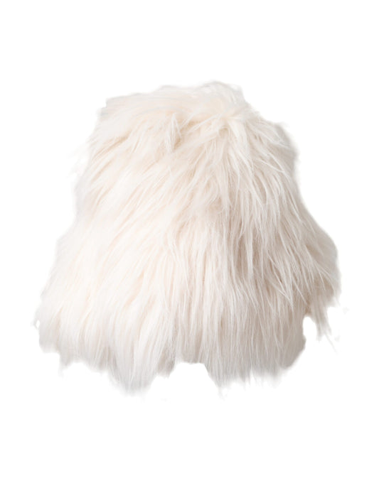 Bob Dolce &amp; Gabbana en fourrure acrylique blanche pour femme