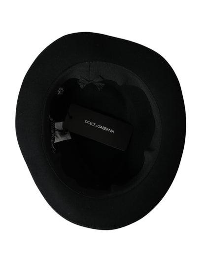 Chapeau Fedora léopard multicolore pour femme Dolce &amp; Gabbana