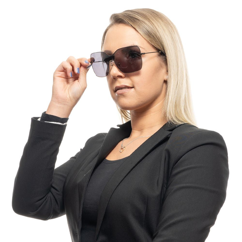 Lunettes de soleil noires Carolina Herrera pour femmes