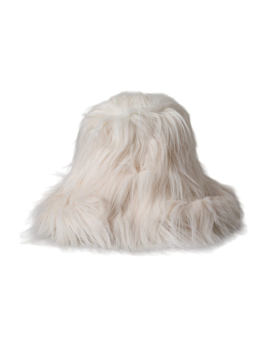 Bob Dolce &amp; Gabbana en fourrure acrylique blanc cassé pour femme