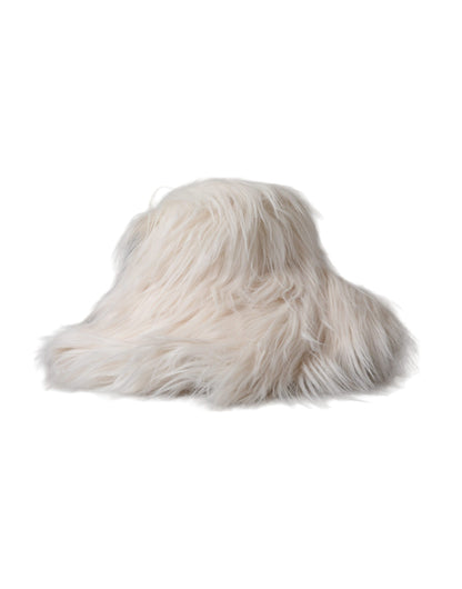 Bob Dolce &amp; Gabbana en fourrure acrylique blanc cassé pour femme