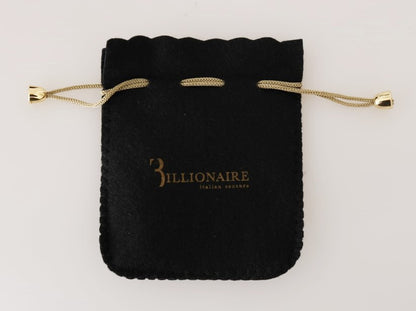 Billionaire Italian Couture – Zweifach-Geldbörse aus braunem Leder