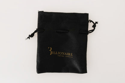 Billionaire Italian Couture – Kartenetui aus schwarzem Leder