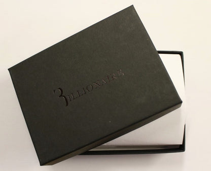 Billionaire Italian Couture – Kartenetui aus braunem Leder