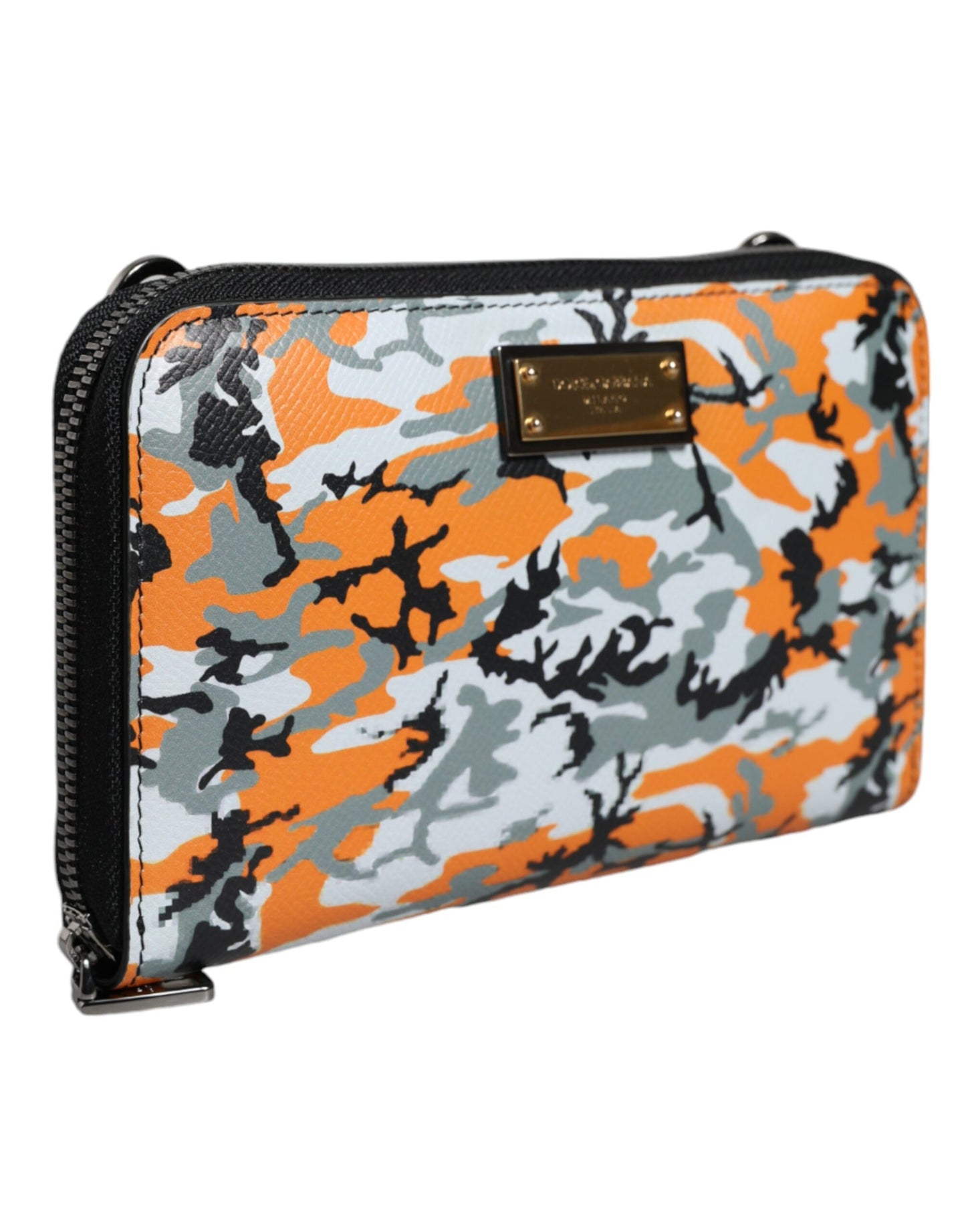 Sac bandoulière en cuir camouflage multicolore Dolce &amp; Gabbana