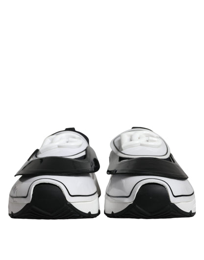 Baskets Daymaster blanches et noires Dolce &amp; Gabbana avec plaque logo