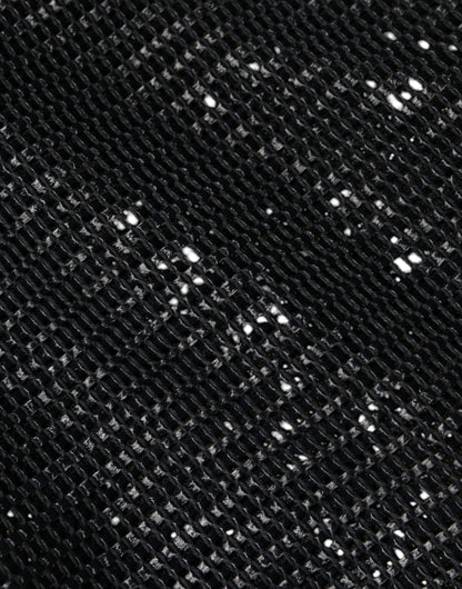 Jupe crayon taille haute en viscose noire Dolce &amp; Gabbana