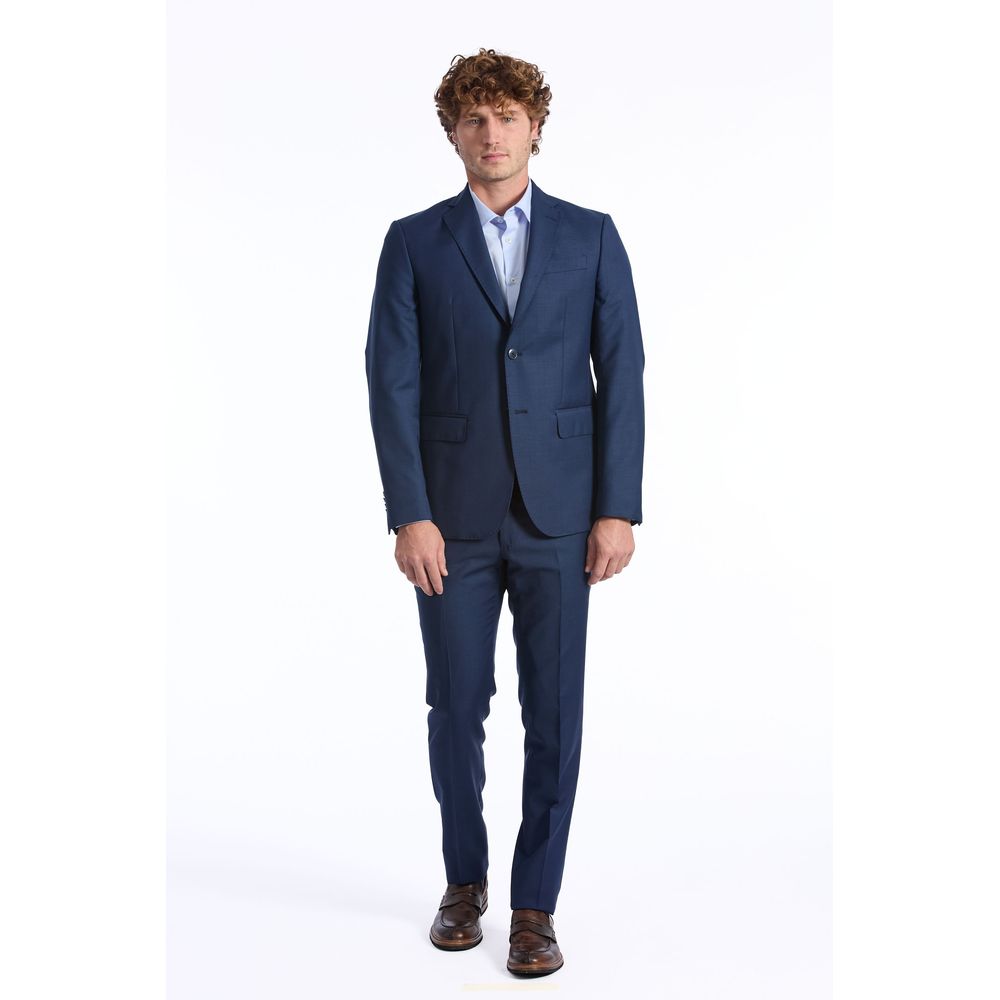 Blazer homme en laine bleue tendance Baldinini