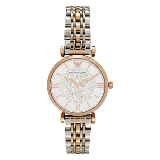 Armani – Silberne Edelstahluhr