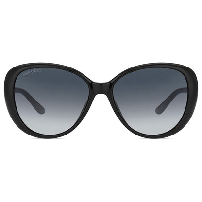 Jimmy Choo – Schwarze Sonnenbrille mit Spritzguss