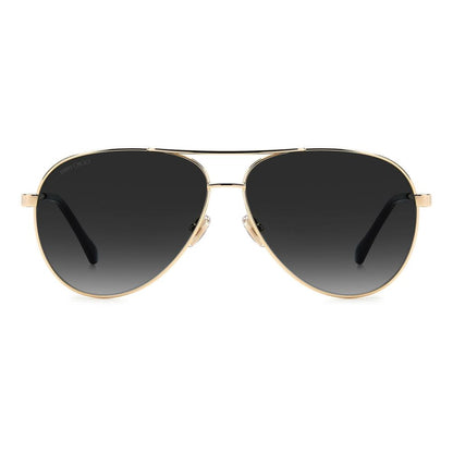 Jimmy Choo Sonnenbrille aus goldenem Metall